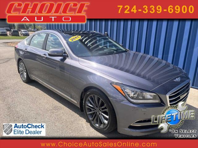 used 2015 Hyundai Genesis car, priced at $13,489