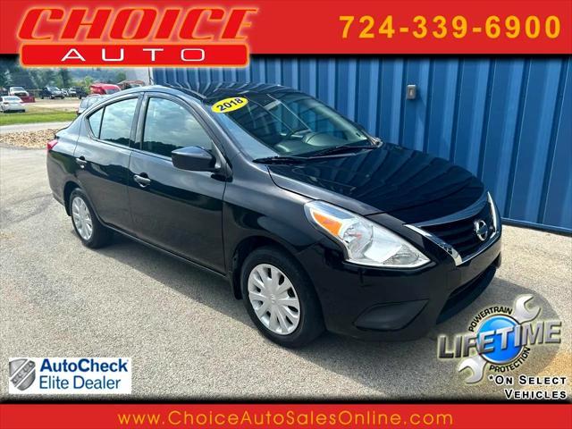 used 2018 Nissan Versa car, priced at $7,996