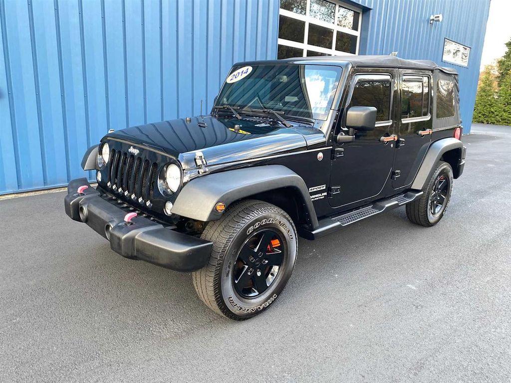 used 2014 Jeep Wrangler Unlimited car, priced at $16,533
