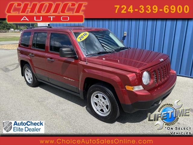 used 2016 Jeep Patriot car, priced at $8,996