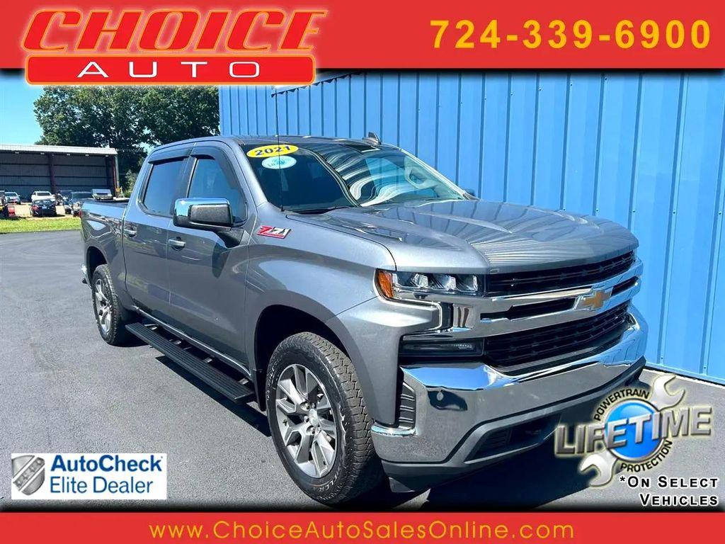 used 2021 Chevrolet Silverado 1500 car, priced at $39,455