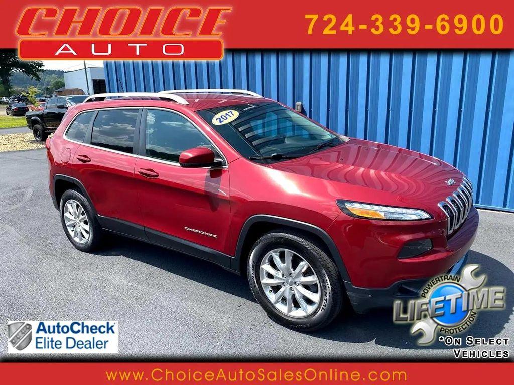 used 2017 Jeep Cherokee car, priced at $14,489