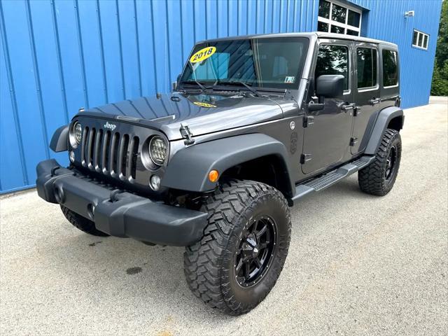 used 2018 Jeep Wrangler JK Unlimited car, priced at $23,975