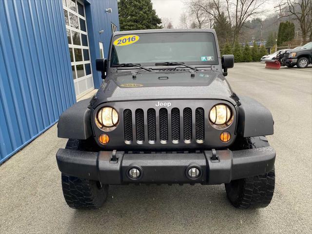 used 2016 Jeep Wrangler Unlimited car, priced at $17,876