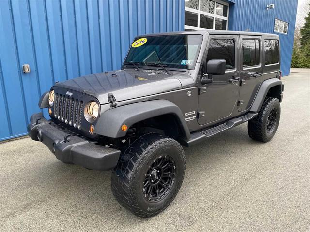 used 2016 Jeep Wrangler Unlimited car, priced at $17,876