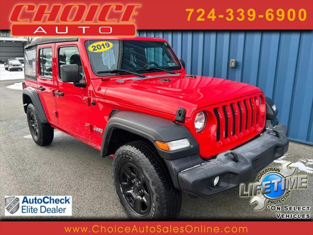 used 2019 Jeep Wrangler Unlimited car, priced at $24,955