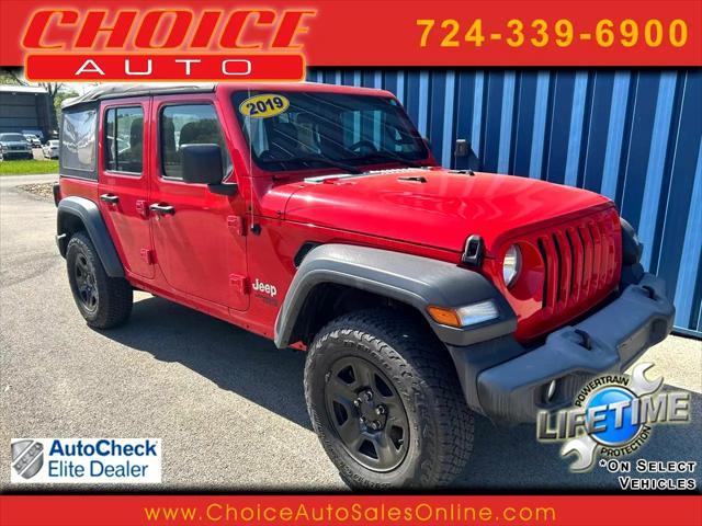used 2019 Jeep Wrangler Unlimited car, priced at $24,499