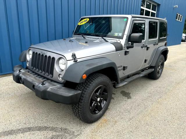 used 2016 Jeep Wrangler Unlimited car, priced at $18,950