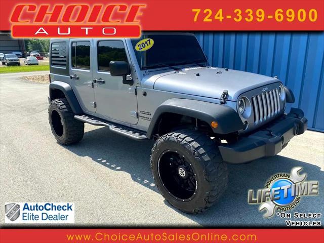 used 2016 Jeep Wrangler Unlimited car, priced at $18,950