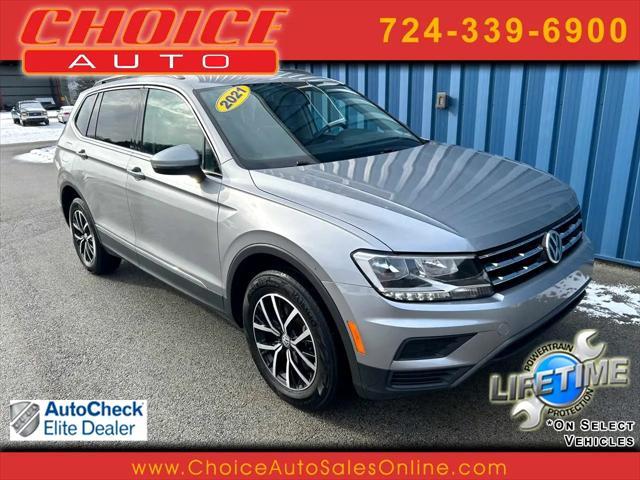 used 2021 Volkswagen Tiguan car, priced at $19,510