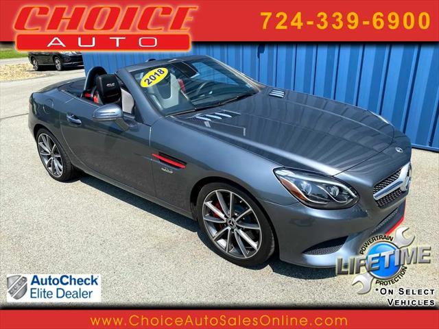 used 2018 Mercedes-Benz SLC 300 car, priced at $28,399