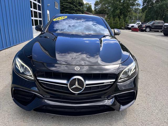 used 2018 Mercedes-Benz AMG E 63 car, priced at $49,997