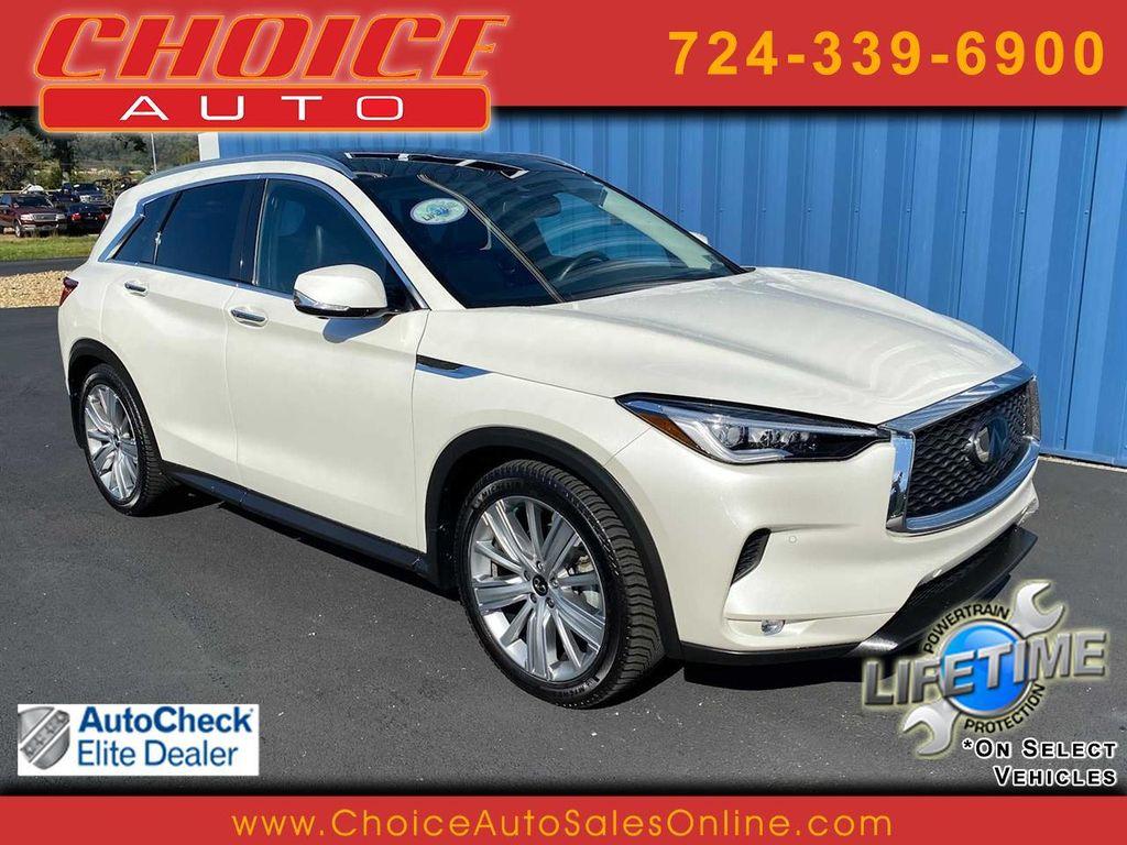 used 2021 INFINITI QX50 car, priced at $27,620