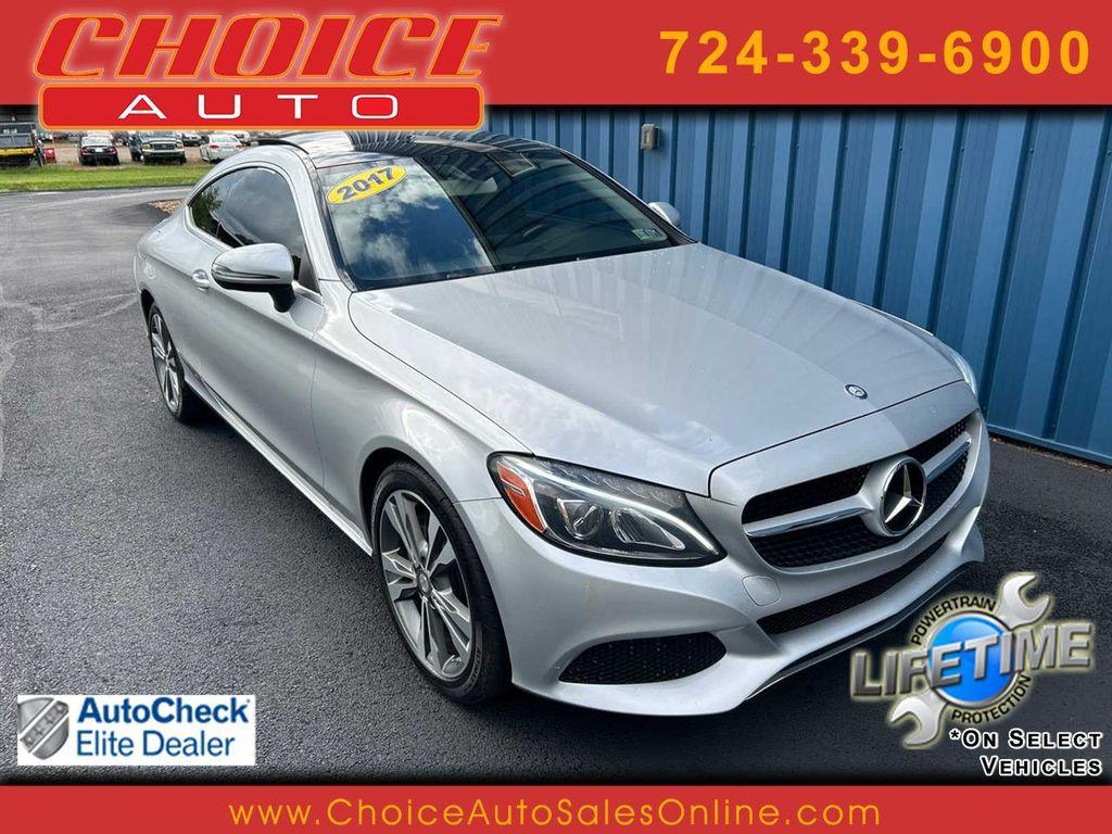 used 2017 Mercedes-Benz C-Class car, priced at $18,744