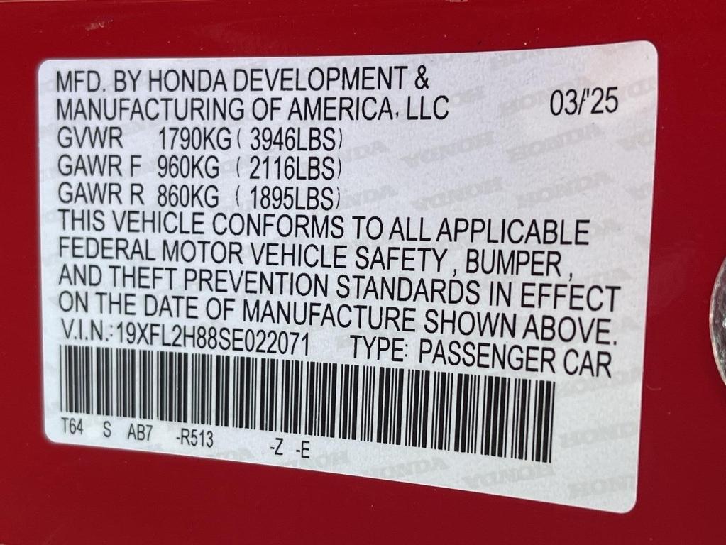 new 2025 Honda Civic car, priced at $28,600