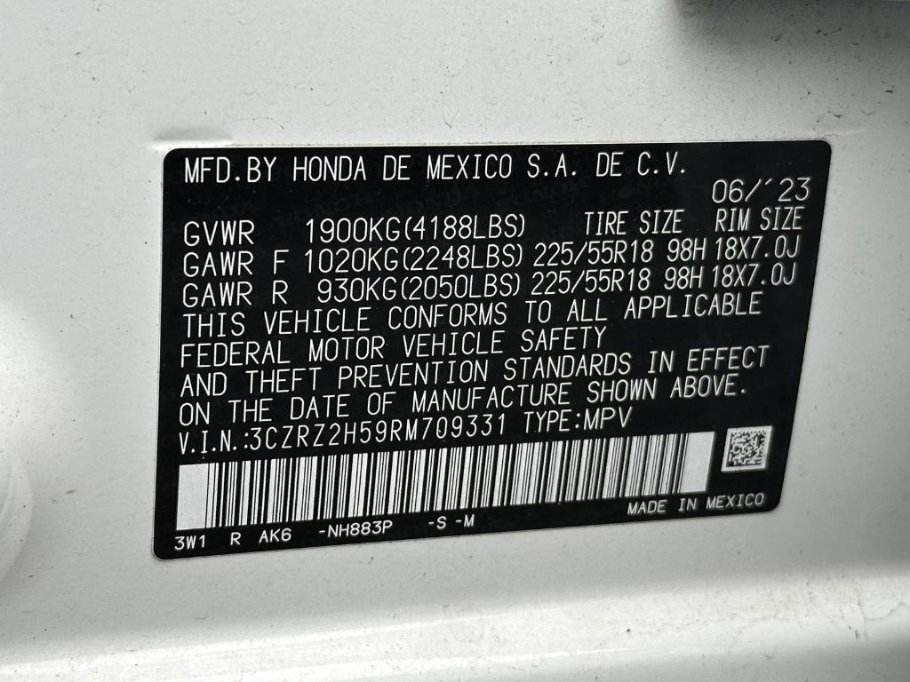 used 2024 Honda HR-V car, priced at $27,495