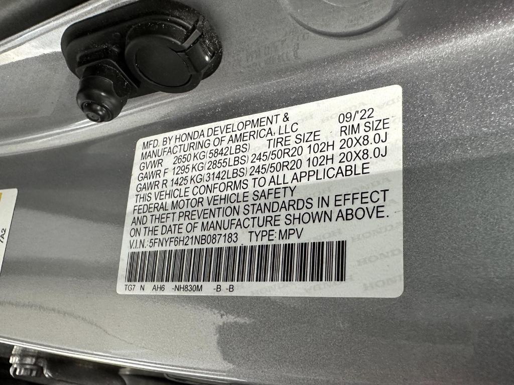 used 2022 Honda Pilot car, priced at $25,995