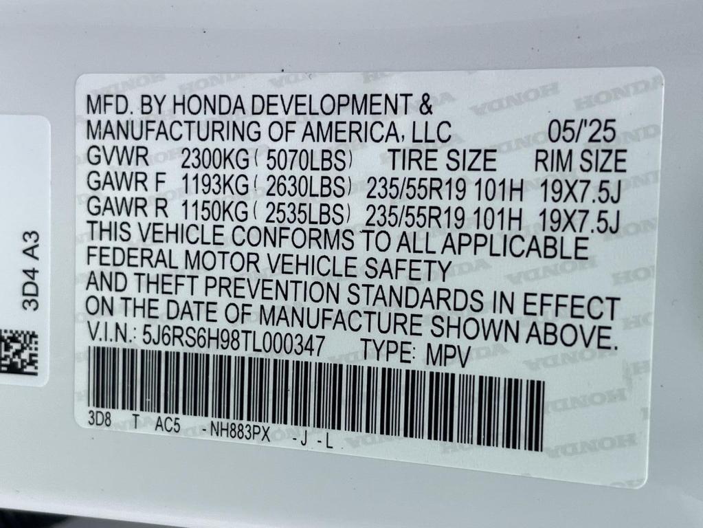new 2026 Honda CR-V Hybrid car, priced at $44,100