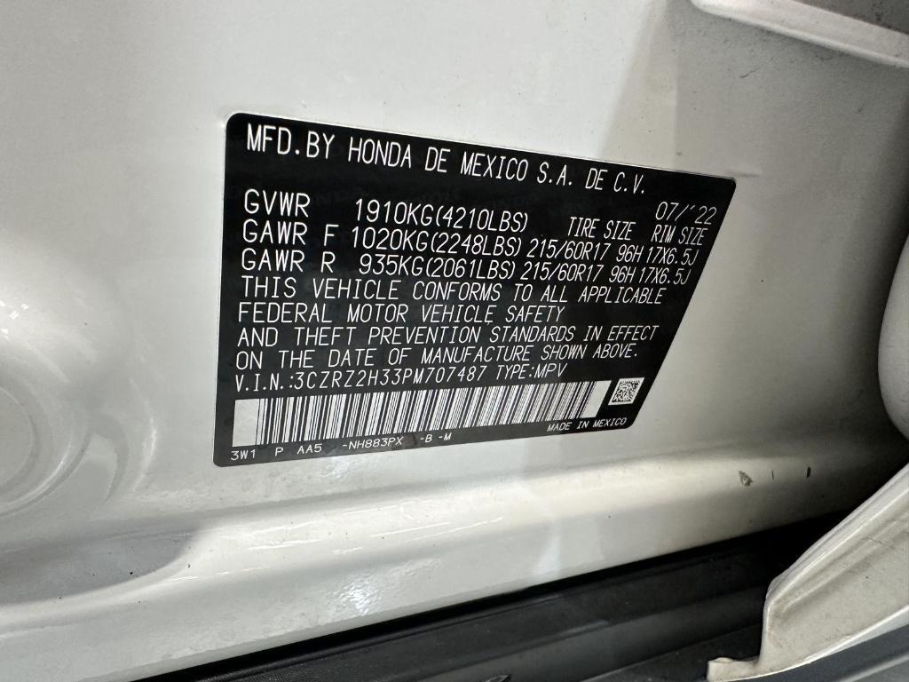 used 2023 Honda HR-V car, priced at $24,995