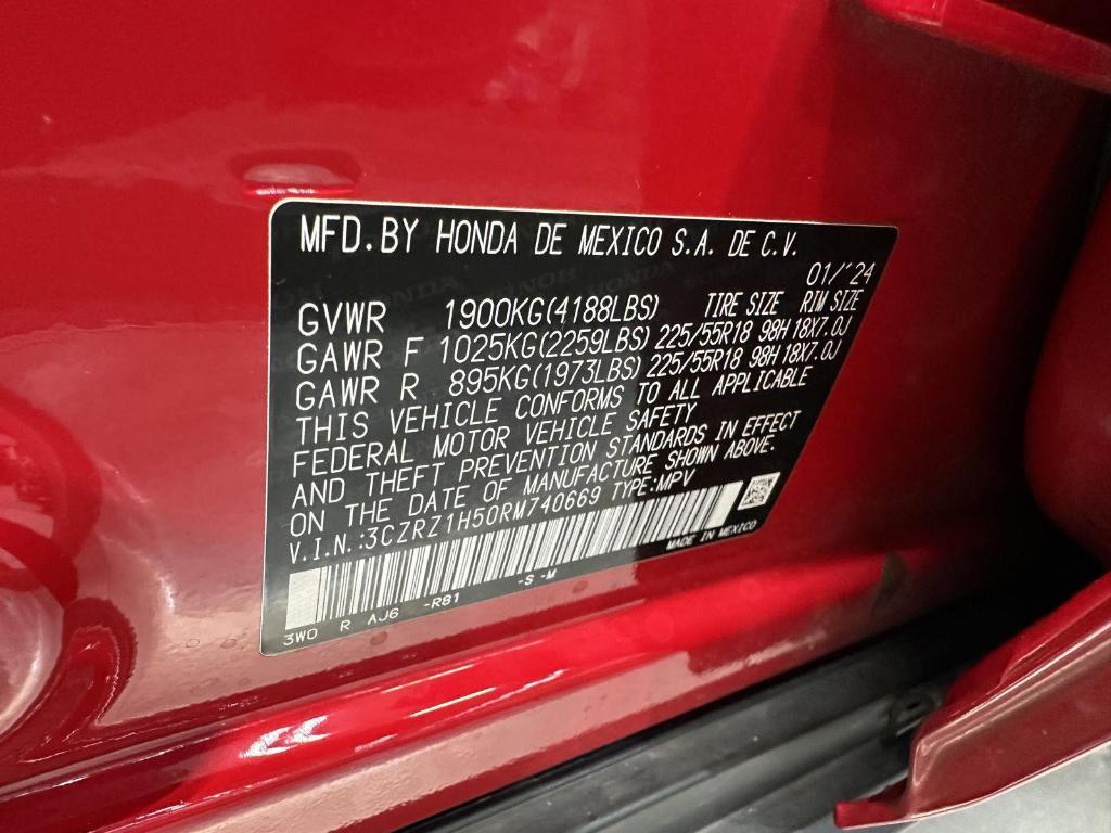 used 2024 Honda HR-V car, priced at $26,195