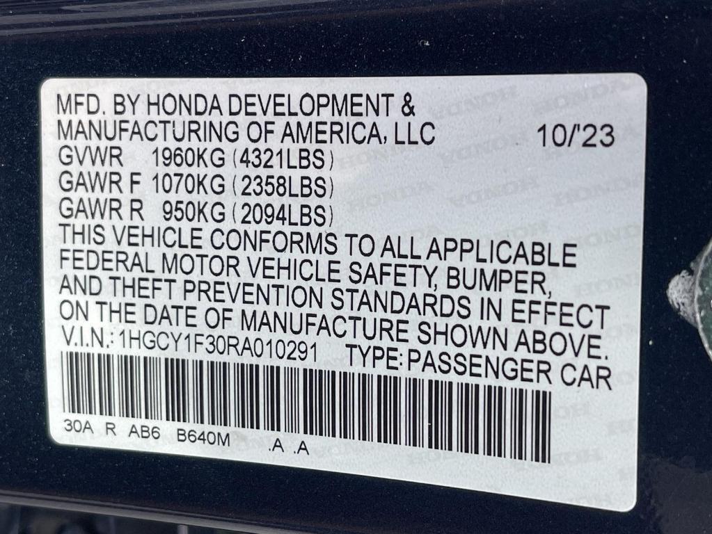 used 2024 Honda Accord car, priced at $25,995