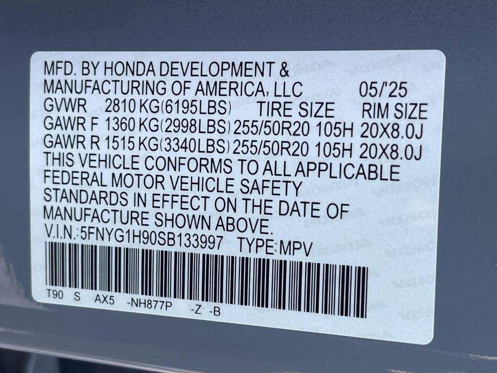 new 2025 Honda Pilot car, priced at $56,485