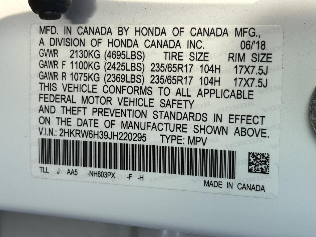 used 2018 Honda CR-V car, priced at $18,995