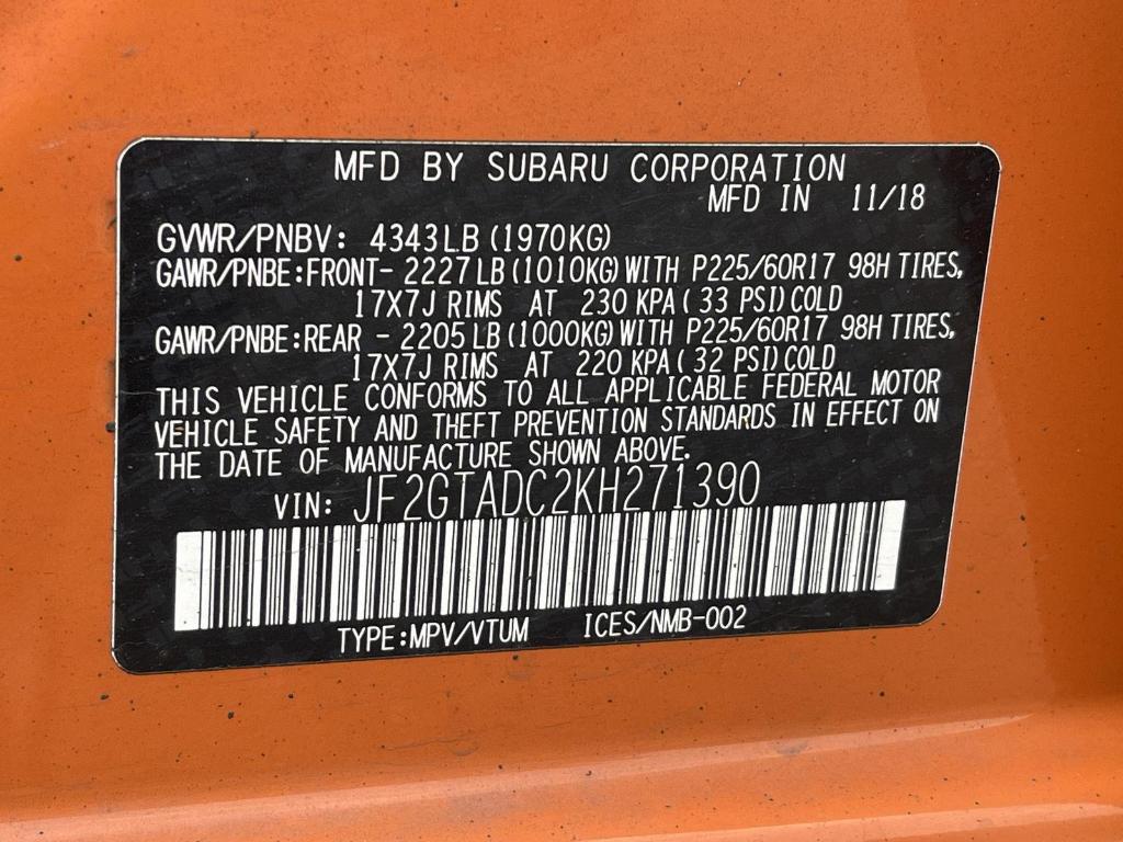 used 2019 Subaru Crosstrek car, priced at $16,495