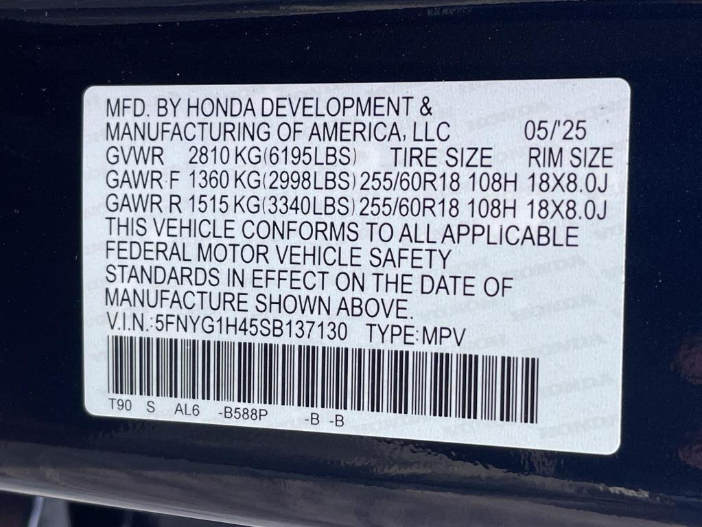 new 2025 Honda Pilot car, priced at $47,050