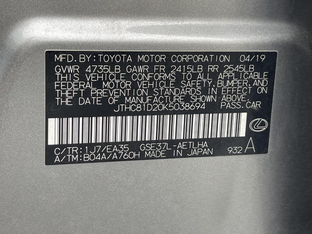 used 2019 Lexus IS 300 car, priced at $28,495