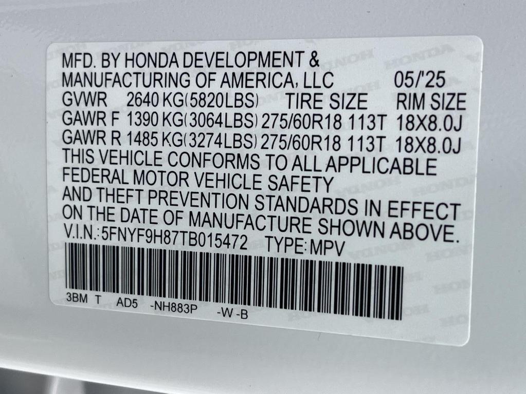 new 2026 Honda Passport car, priced at $50,876
