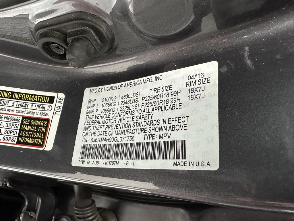 used 2016 Honda CR-V car, priced at $18,995