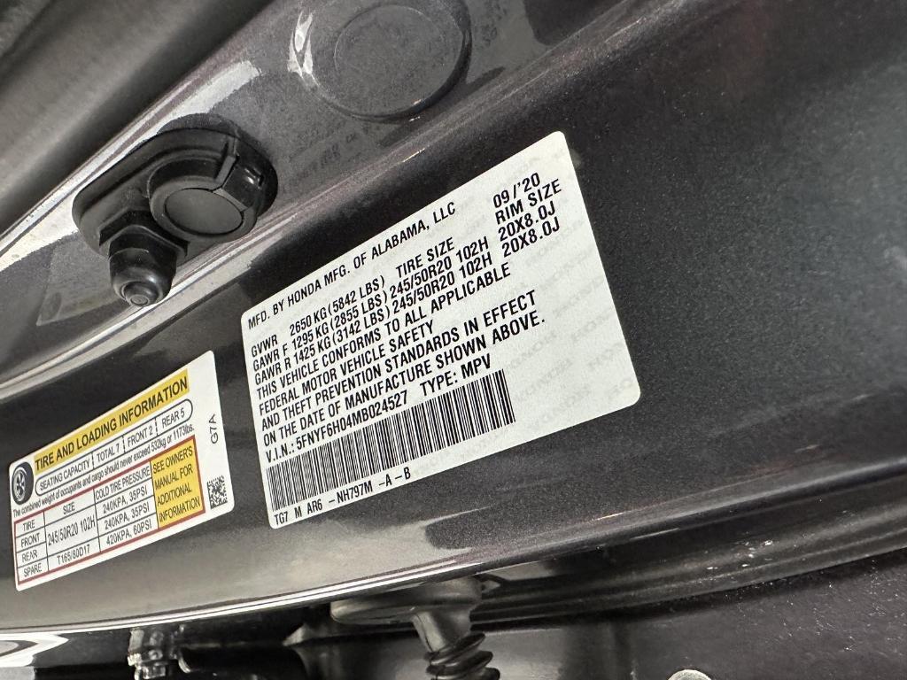 used 2021 Honda Pilot car, priced at $29,995