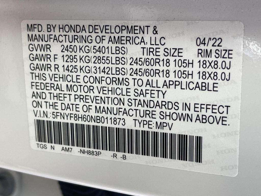 used 2022 Honda Passport car, priced at $34,995