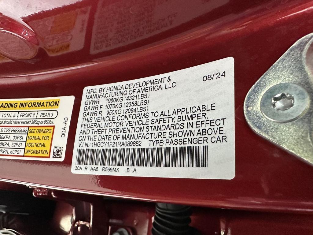 used 2024 Honda Accord car, priced at $23,995