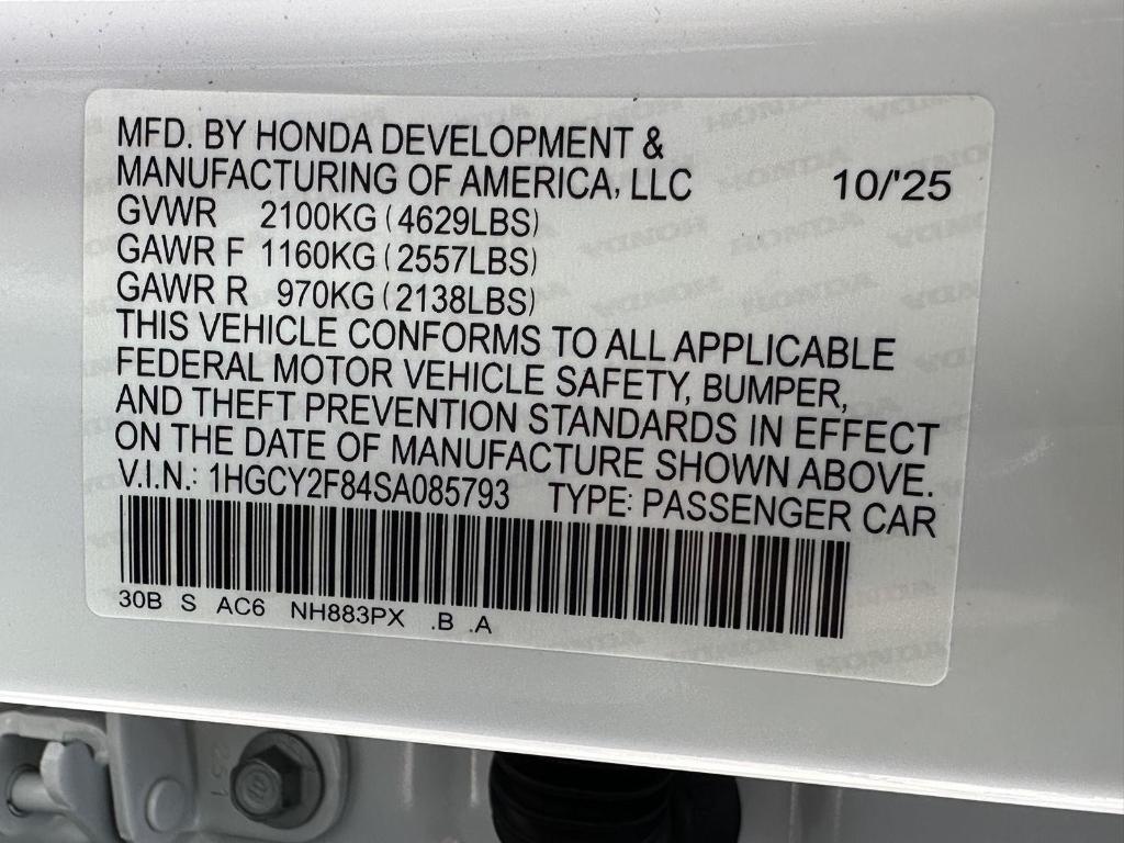 new 2025 Honda Accord Hybrid car, priced at $40,950