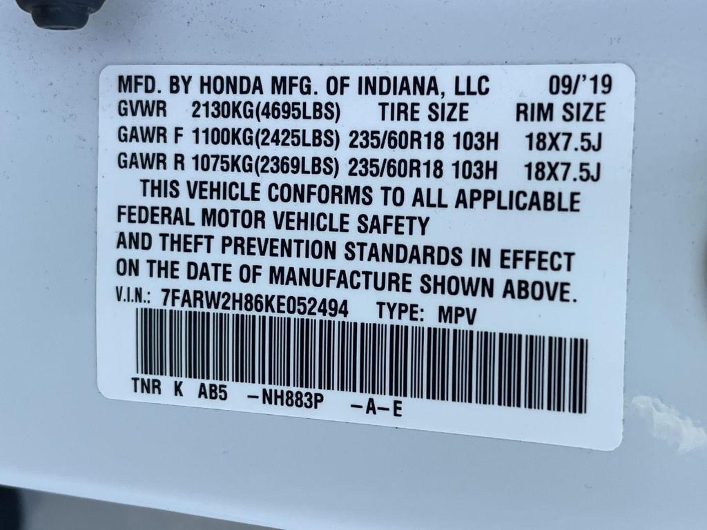 used 2019 Honda CR-V car, priced at $24,595