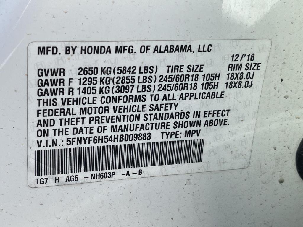 used 2017 Honda Pilot car, priced at $19,595