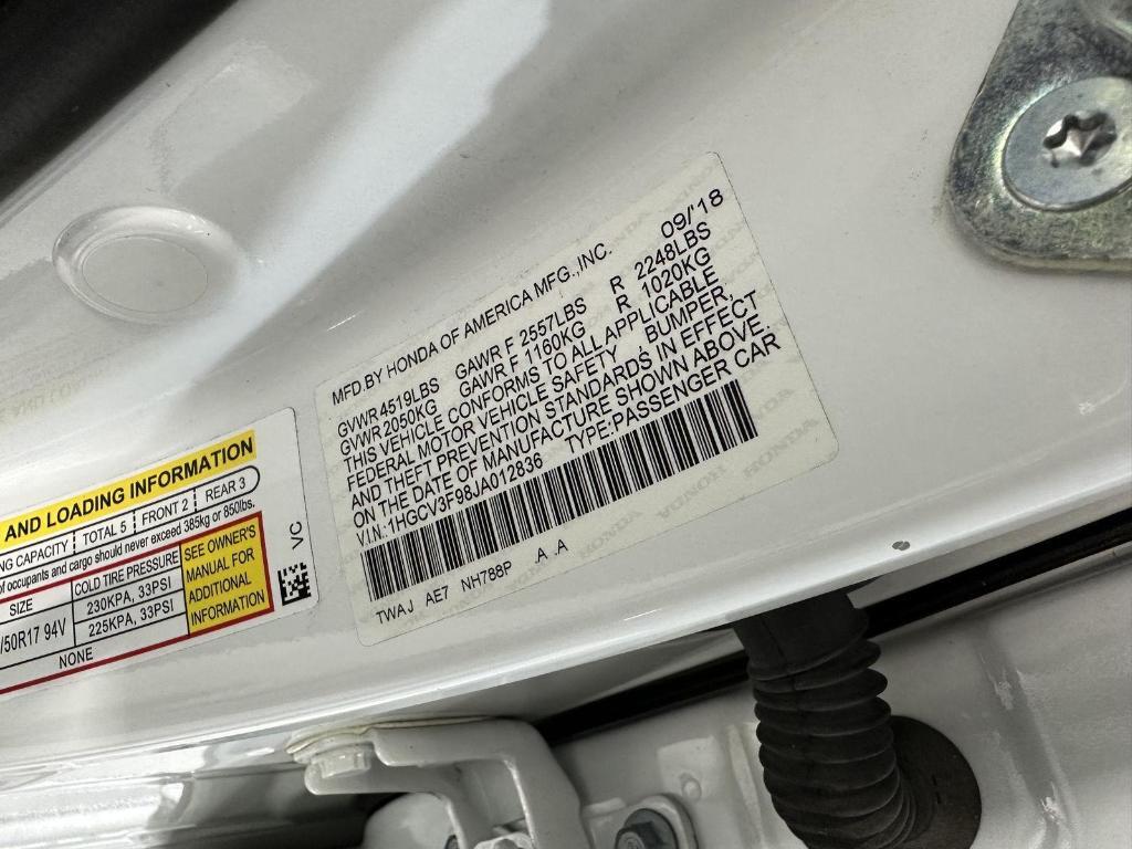 used 2018 Honda Accord Hybrid car, priced at $22,995