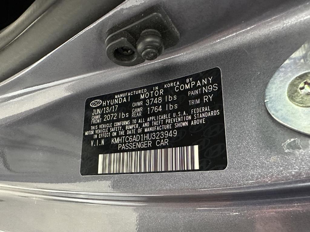 used 2017 Hyundai Veloster car, priced at $12,495