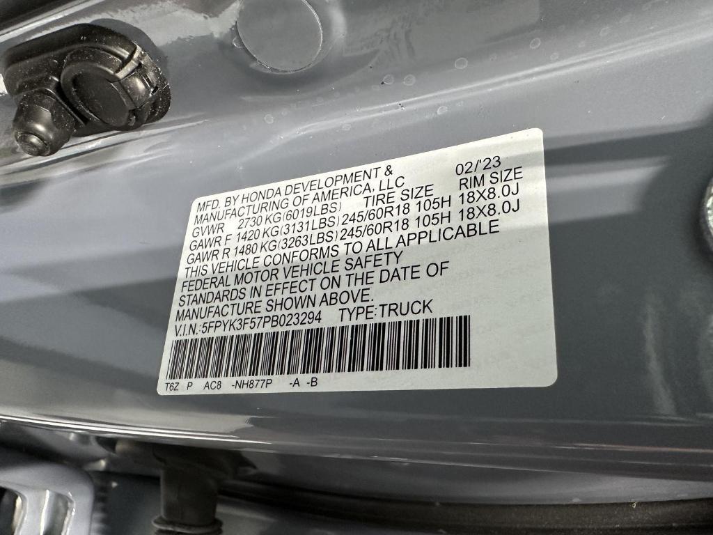 used 2023 Honda Ridgeline car, priced at $35,995