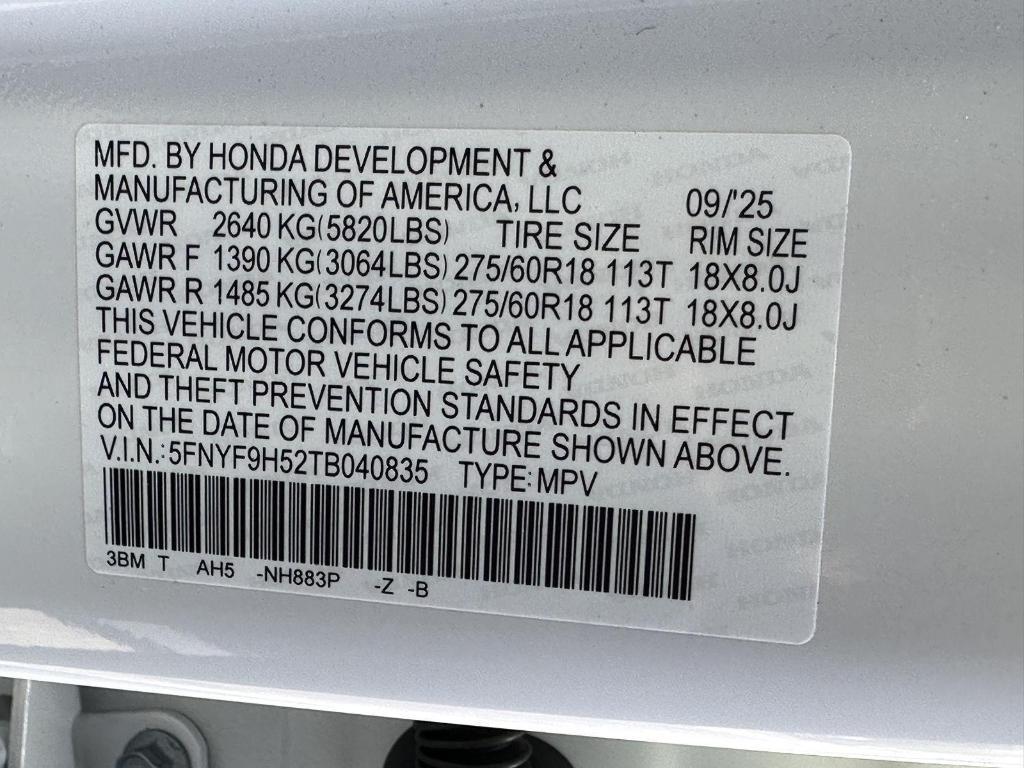 new 2026 Honda Passport car, priced at $51,775