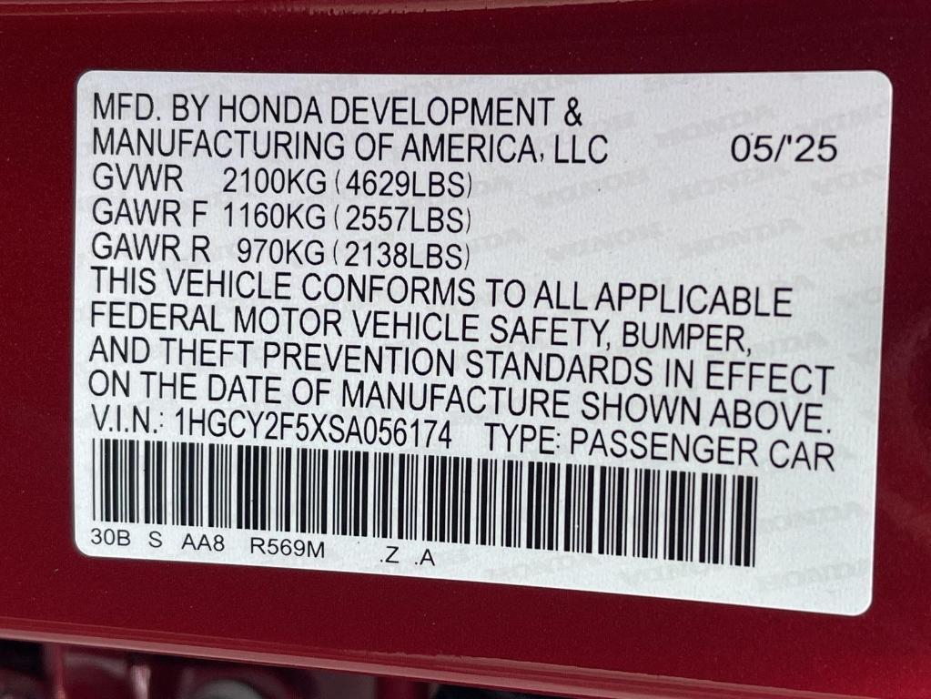 new 2025 Honda Accord Hybrid car, priced at $35,260