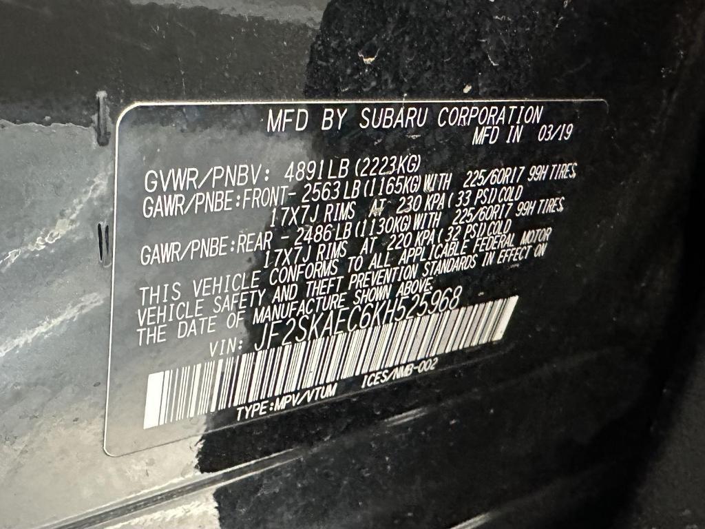 used 2019 Subaru Forester car, priced at $20,495