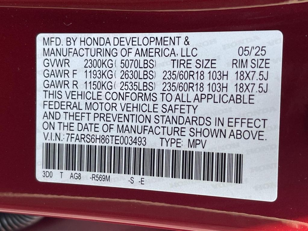 new 2026 Honda CR-V Hybrid car, priced at $42,075