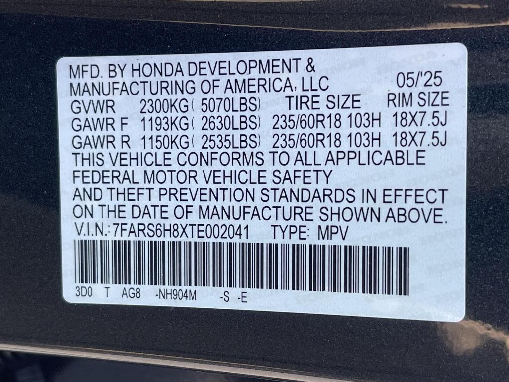 new 2026 Honda CR-V Hybrid car, priced at $41,620