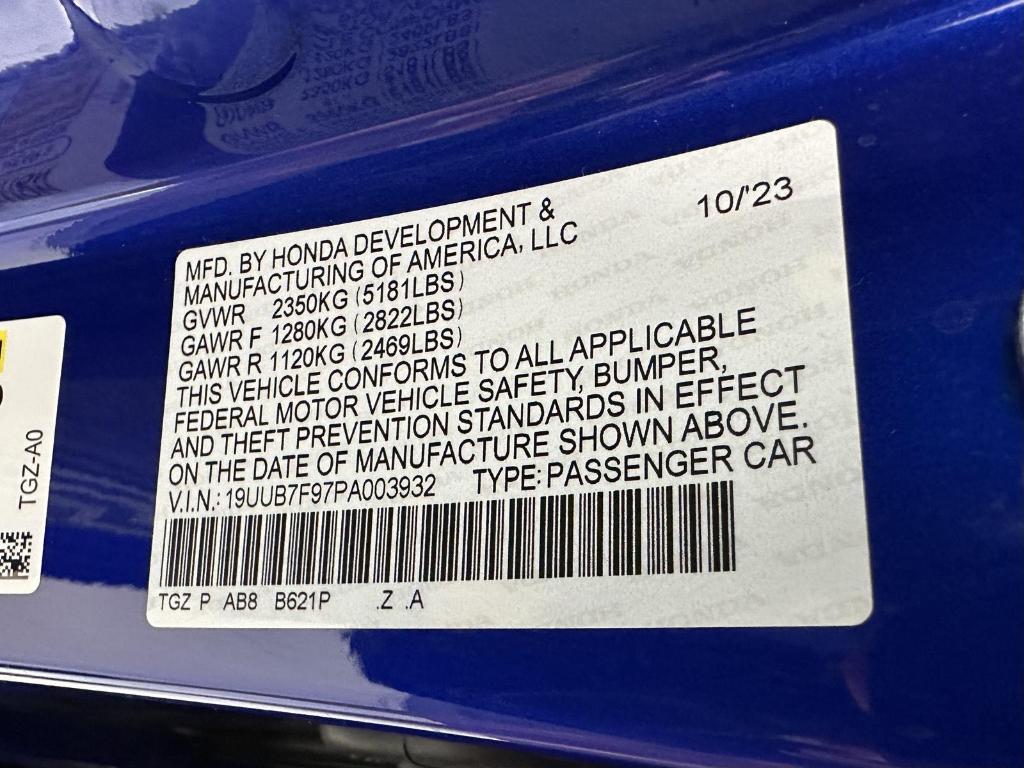 used 2023 Acura TLX car, priced at $49,995