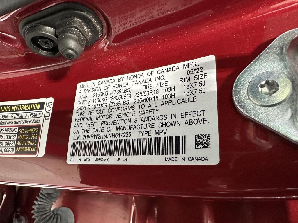 used 2022 Honda CR-V car, priced at $29,995