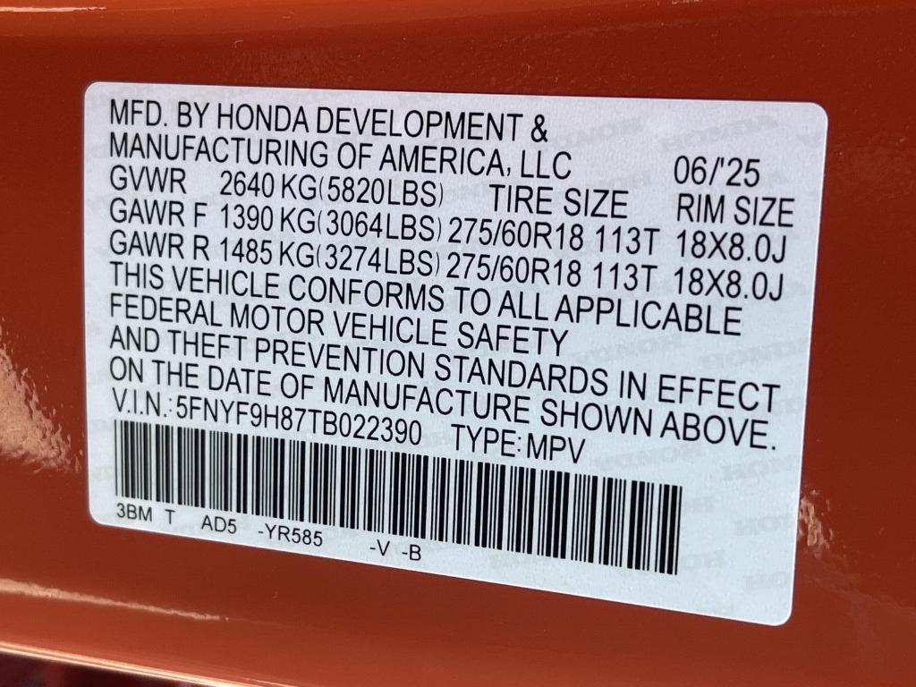 new 2026 Honda Passport car, priced at $50,876