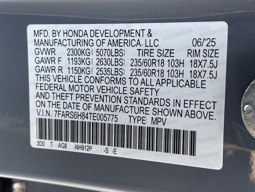 new 2026 Honda CR-V Hybrid car, priced at $42,075